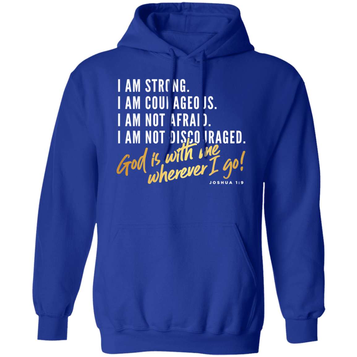 God Is With Me Pullover Hoodie