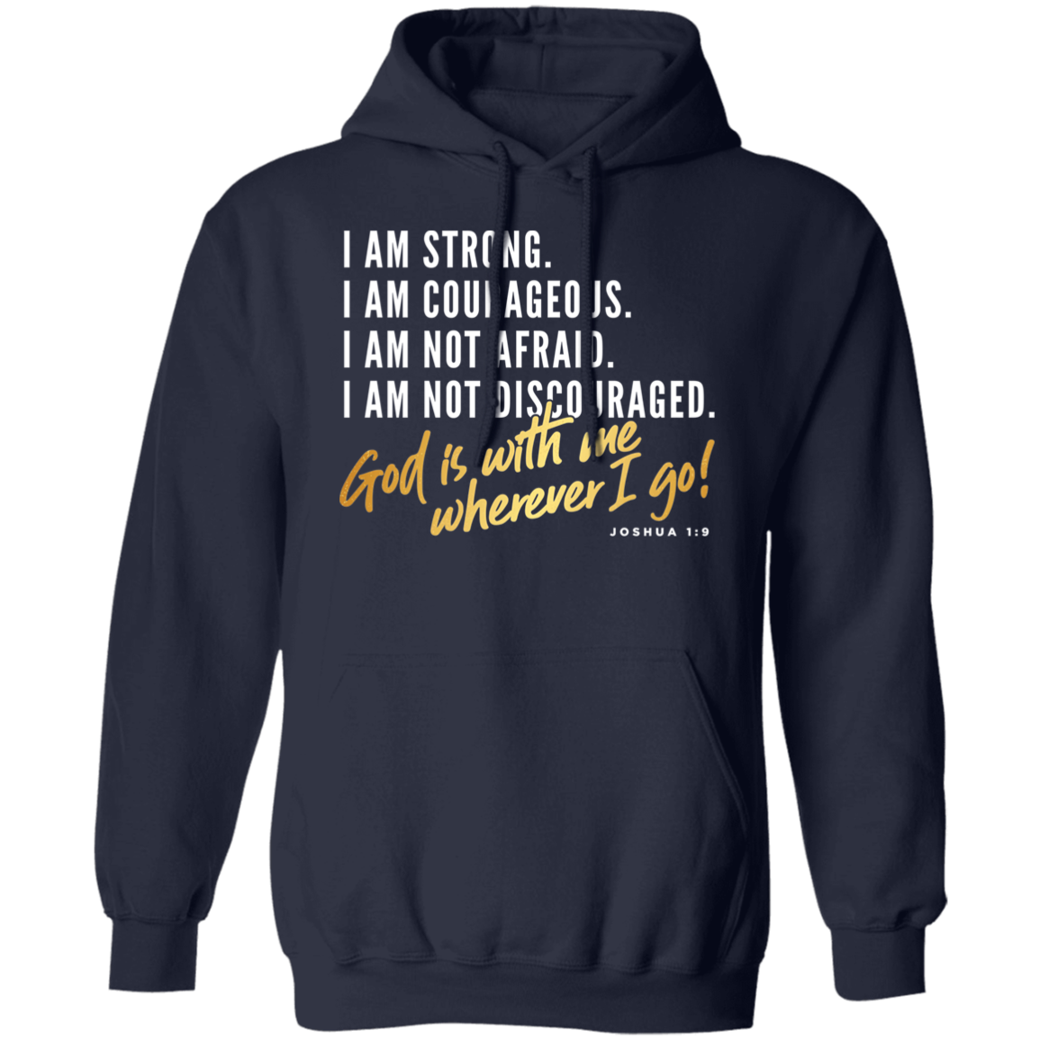 God Is With Me Pullover Hoodie