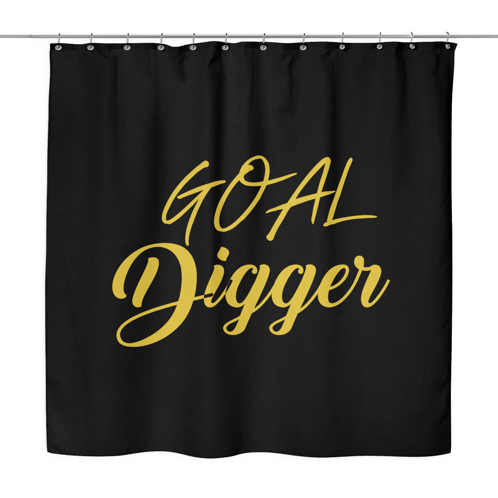 GOAL Digger Shower Curtain