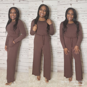 The Long Sleeve Essential Jumper (Chocolate- Regular & Plus Size)