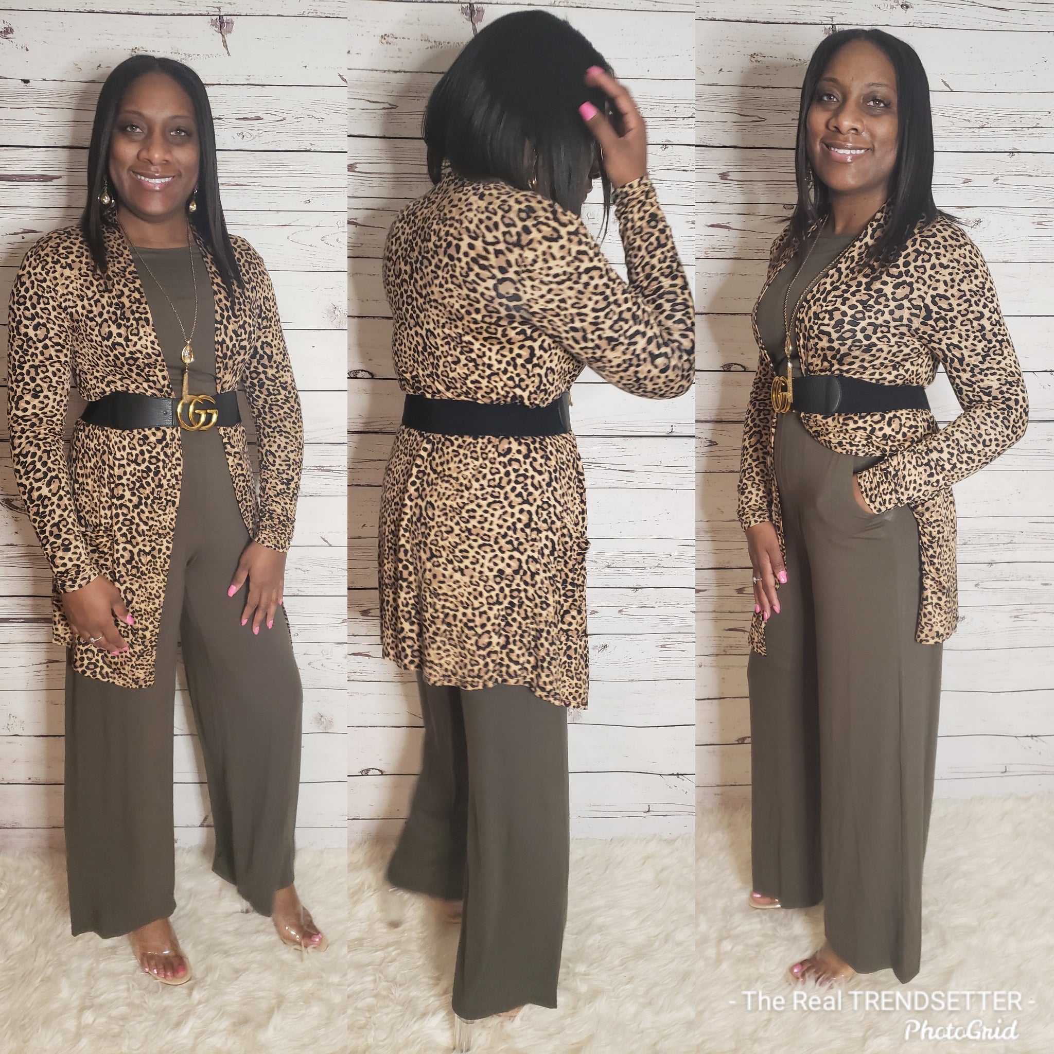 The Long Sleeve Essential Jumper (DK Olive- Regular & Plus Size)