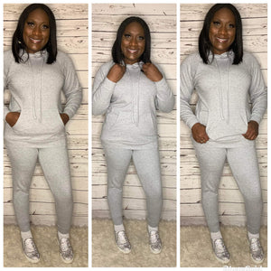Feel Good Jogger Set (Heather Gray)