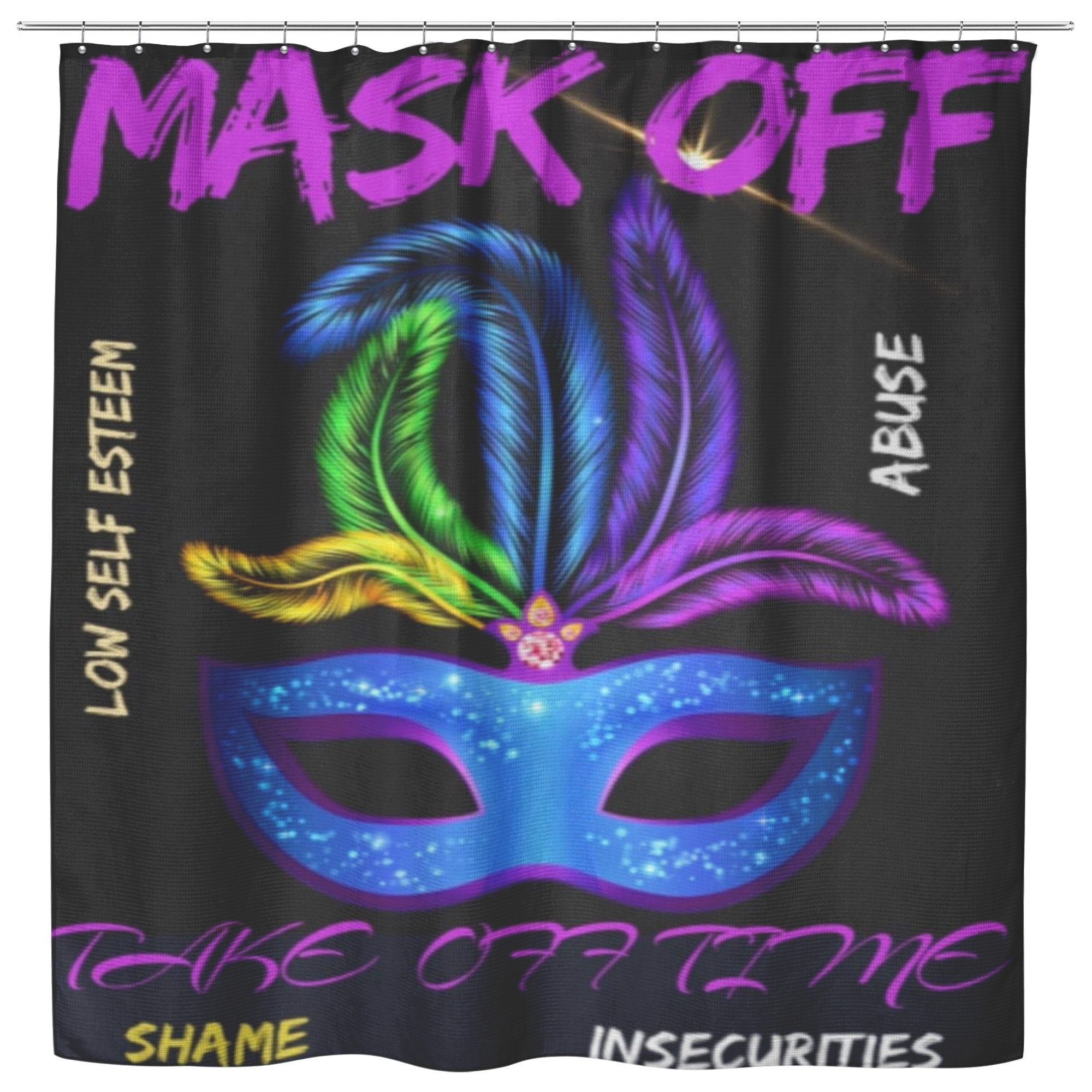 Mask Off Backdrop